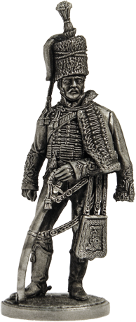 Офицер 15-го лёгкого драгунского (гусарского) полка Короля. Великобритания, 1808-13 гг.