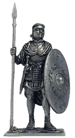 Римский вспомогательный пехотинец, 1 век н.э.