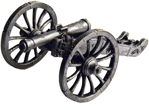 6-фунтовая пушка системы XI года. Франция, 1803-1815 гг
