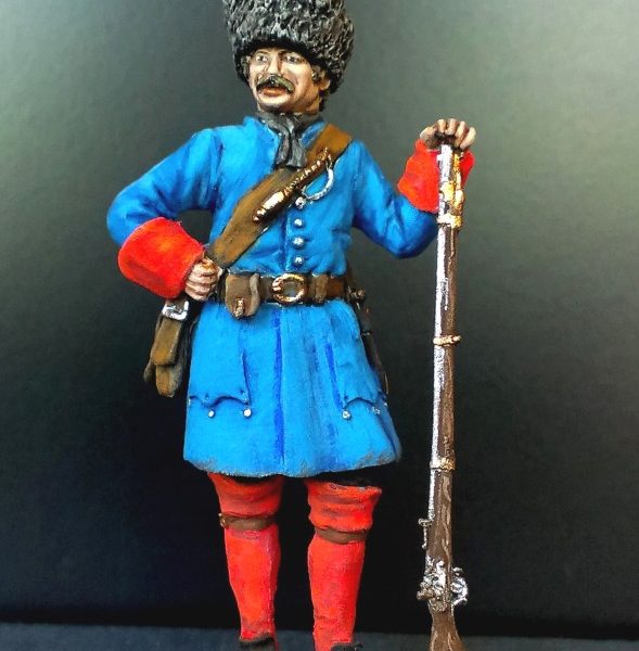 Баварский гренадер.Война за испанское наследство 1704 г