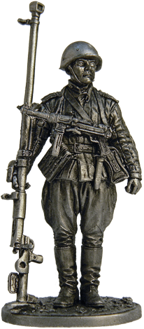Наводчик противотанкового ружья мл. сержант пехоты Красной Армии. 1943-45 гг. СССР
