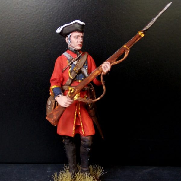 Британский солдат, 1746 год.